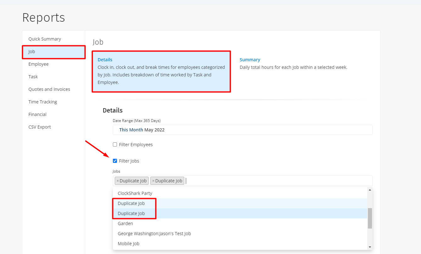 Merging duplicate jobs 